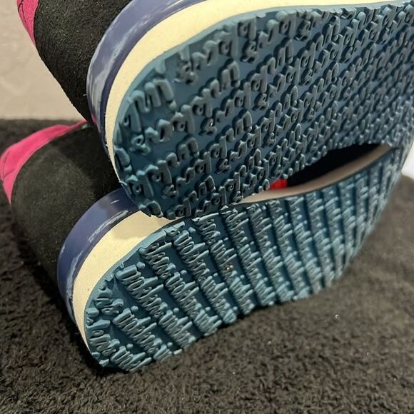 🔥 INKKAS Jogger Zocalo Suede Leather Designer Sneakers  -RARE- Women Sz 9 - EUC - Picture 12 of 15